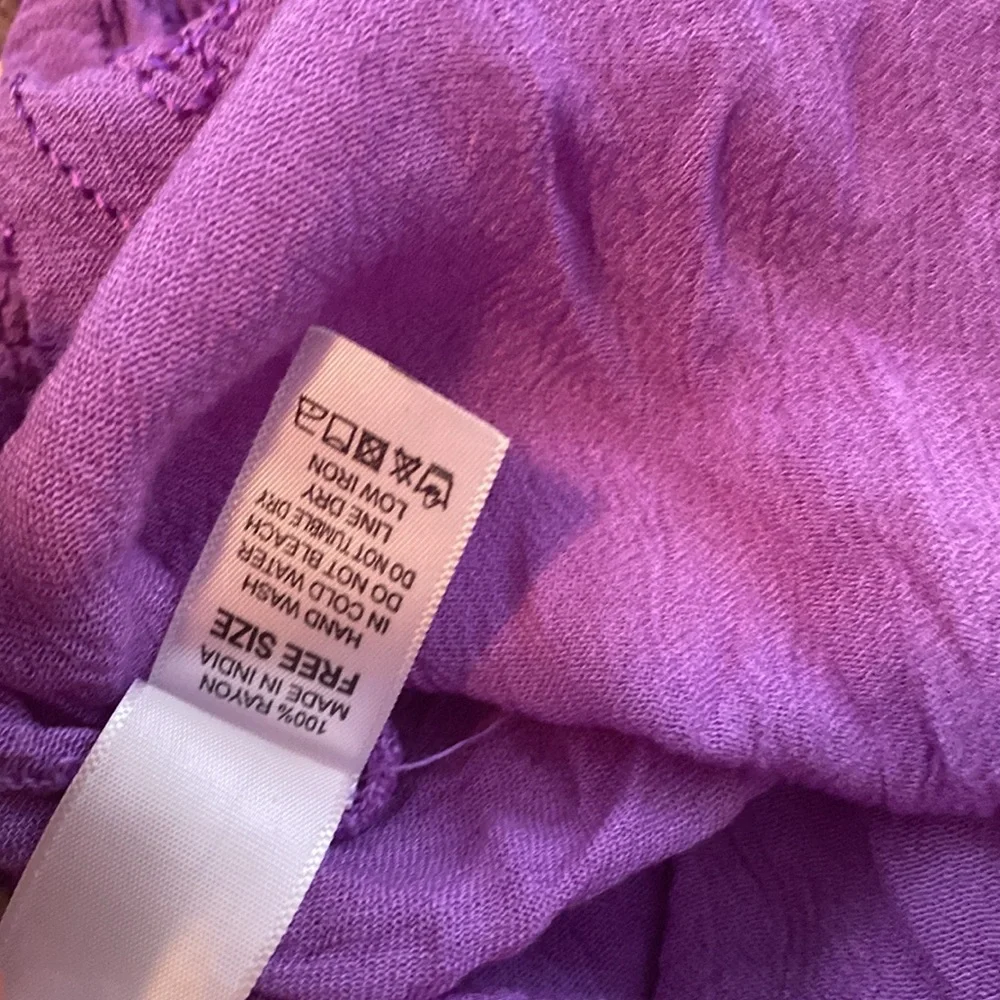 Miken lightweight bathing suit dress coverups, purple, and pineapple designs - Picture 9 of 9
